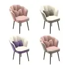 Vanity Stool Accent Chair Elegant Space Saving Comfortable with Curved Backrest