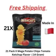 21 Pack X Mega Potato Chips Tomato Ketchup Flavor ( 14 Gram)