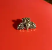Patron Tequila Gold Enamel Bumble Bee Lapel Hat Pin *BRAND NEW*