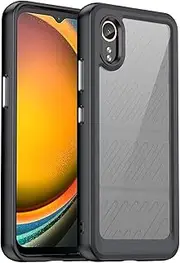 [YKNIUFLY] Case for Samsung Galaxy Z Fold5, All-Round Protection, Clear, Hard TPU, Anti-Drop, Protective Case for Samsung Galaxy Z Fold5.(Black)