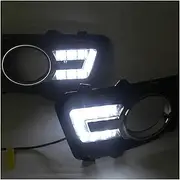 Flashing 1 Set 12V ABS LED LED DRL Daytime Running Lights Daylight Fog Light Compatible with KIA Sportage 2008 2009 2010 2011 2012 2013