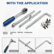 1/2-Inch Drive T35 Torx Bit Socket S2 Steel 100mm Length Auto Repair Impact R...