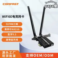 在飛比找露天拍賣優惠-comfast ax210 pro千兆無線網絡wifi接收器