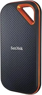 SanDisk Extreme Pro Portable SSD, 2 TB, Centimeters, SDSSDE80-2T00-G25,Black