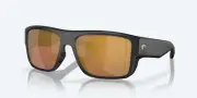 NEW Costa Del Mar TAXMAN Sunglasses - Matte Black w/Gold Mirror 580G - NIB