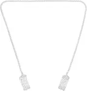CIMAXIC Food Bag Metal Bib Clips Secure Comfortable Clip Chains Versatile for Napkins Towels