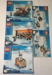 NEW Manuals ONLY LEGO 60036 City Arctic Base Camp (All New Books 1, 2, 3, 4, 5)