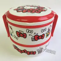 在飛比找Yahoo!奇摩拍賣優惠-[Kitty 旅遊趣] Hello Kitty 可提式便當盒