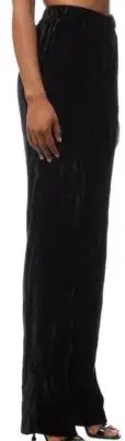 WOW! New Tags Christopher Kane black crushed velvet pant $595 sz 38 US 2