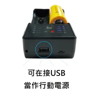 18650 充電器 (也可充三號AA鎳氫電池) 胎王