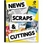 Olympic News Scrap and Cuttings Scrap Book 60gsm Stapled 400mmx325mm 72 Pages