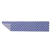 Maine & Crawford Holmes 150x33cm Cotton Pattern Table Runner Mat Home Decor Blue