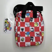 Hello Kitty and Friends Red Checkered Sanrio Crossbody Bag
