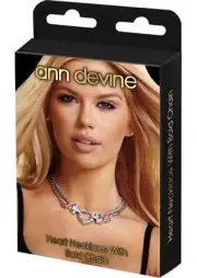 Ann Devine Heart necklace with Bold Chain