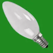 10x 60W Frosted Candle Incandescent Filament Dimmable Light Bulbs SES E14 Lamps