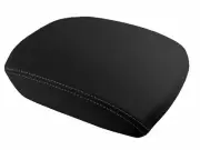 Console Lid Pull Over Cover Leather for Honda Pilot 2009-2015 Gray Stitch