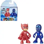 PJ Masks Disney Junior 2.5-Inch Mini Figure 2-Pack Owlette & Night Ninja