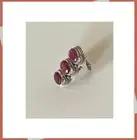 Artisan Created Hand Crafted Natural Ruby Sterling Silver Ring from India!