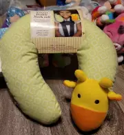 TravelBuddyNeckRoll,Giraffe Orange, Green,Yellow,Carseats,NWT Planes,Strollers