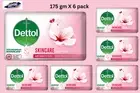 Dettol Anti-Bacterial Moisturizing Skincare Hand and Body Bar Soap 175 gm x 6 pk