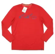 Smartwool Merino Sport 150 Red LS Graphic Tee L35530 Men's Size XL