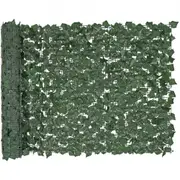 VEVOR Ivy Privacy Fence, 39 x 98 in Artificial Green Wall Screen, Greenery Ivy Fence with Strengthened Joint, Faux Hedges Vine Leaf Decoration for Out