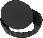 SHOWERORO Removable Bottom Round Cake Mold Nonstick Carbon Steel Baking Tray for Cheesecakes Tarts and Donuts for Home Baking Easy Release Design Unique Chrysanthemum Shape