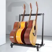 Metal Structure 3-Guitar-Stand/Storage & Display Rack,Foldable