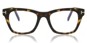Tom Ford FT5886-B Blue-Light Block 052 Men's Glasses Tortoiseshell Size 50 - Private Health Rebate - Blue Light Block Available