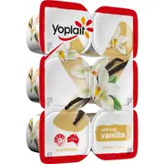 Yoplait Vanilla Yoghurts 6 pack