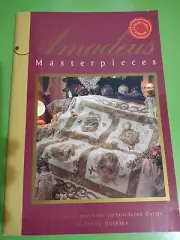 Amadeus Masterpieces Book By Jenny Haskins ~Machine Embroidery Quilts NEW