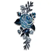 Catch the Patch Patch / iron-on patch - Flower flower tendril - 14.8 x 6 cm - Iron-on patches