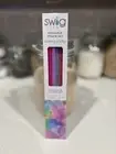 SWIG Life "Cloud Nine + Glitter" Reusable Straw Set *Multi Color* NEW IN BOX