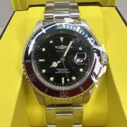 Invicta Pro Diver Quartz Black Dial “Pepsi” Bezel Men's Watch 47354