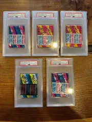 1976 Topps Fun Pack Assorted Subjects, Sports and/or Non-Sports PSA 9,8,8,8,7