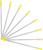 Generic 8pcs Sprayer Accessories Stainless Steel Boom Nozzle Spray Bottle Sprinkler Electric Shoulder Sprayer Extension Pole Garden Sprayer Rod Replaceable Pole Plastic