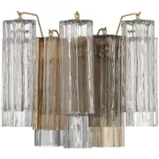 Crystorama ADD-302-AG-AU Addis Wall Sconce Aged Brass