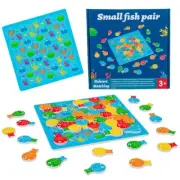 Fish Puzzle Game for Kids Age 3-5 Years Old Board Educational Toy