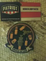 Patriot Hook N Loop Patch Circle Of Life-Brand New-SHIPS N 24 HOURS