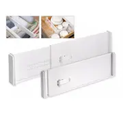 3x Drawer Partition Board Adjustable Drawer Divider Expandable Storage Organizer
