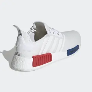 Adidas NMD_R1 男鞋 女鞋 慢跑 休閒 襪套 BOOST 白 藍 紅【運動世界】GZ7925