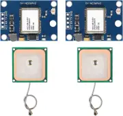 2Pcs GY-NEO6MV2 NEO-6M GPS Module with Flight Control for EEPROM MWC APM2.5 Larg