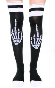 [Too Fast] Up Yours Rolled Over The Knee Socks