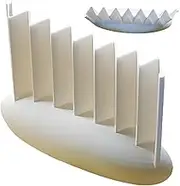 Crinkle Cutter for Potatoes - Kitchen Wavy Slicer - Handheld 3D Crinkle Fry Cutting Tool for Meal Salad Sushi Chip Prepping Lunch Prep Kitchen Camping