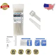 17 Inch Zip Ties - 100 Pcs Pack, 175 Lbs Tensile for Versatile Projects
