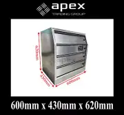 BRAND NEW ALUMINIUM PLATE TOOL BOX TOOLBOX DRAWERS- UTE TRUCK CAR STORAGE- 6464D