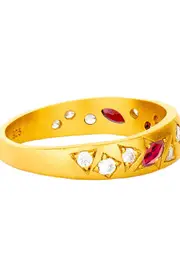 Birthdate Co. The July Birthstone Ring in Gold With Red at Nordstrom, Size 10