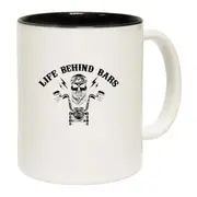 Life Behind Bars Motorcycle Motorbike Mug Cup
