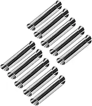 LABRIMP Stainless Steel Baking Tools 20pcs Croissant Tubes Molds Horn Danish Pastries Easy to Clean