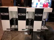 Luminarc Millenium 2000 Glasses Flutes Verres Copas Champagne Flutes Glasses NEW